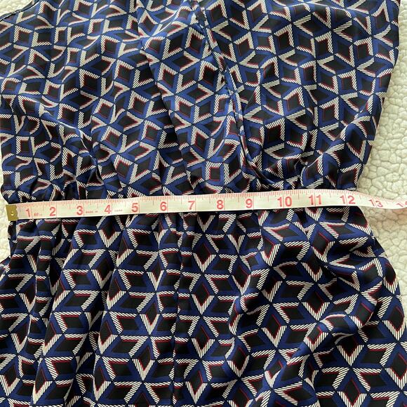 Mitto Shop Navy Geo Print Jumper Medium - Picture 16 of 16